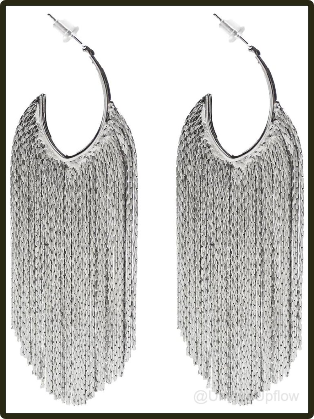 Boho Tassel Drop Dangle Earrings Brass Fringe Chandelier for Women Party Prom